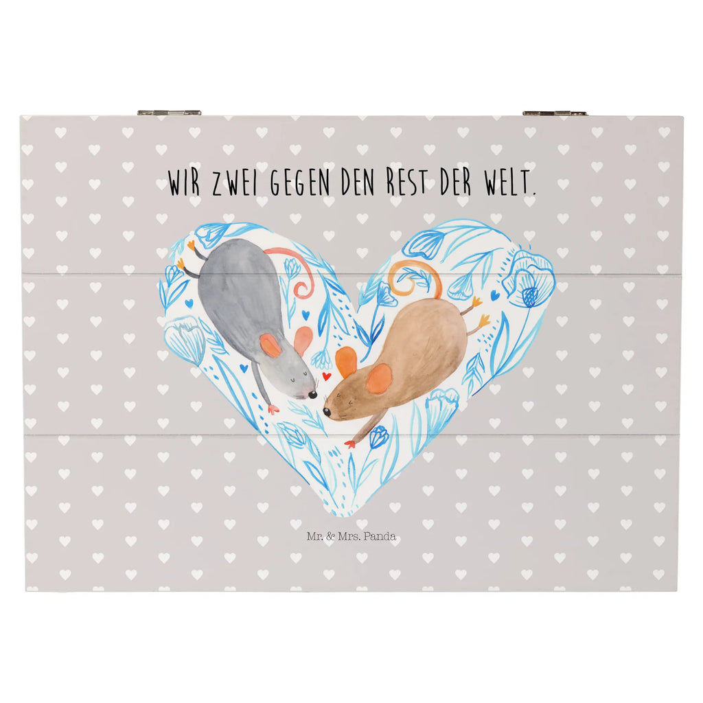 Holzkiste Mäuse Herz Holzkiste, Kiste, Schatzkiste, Truhe, Schatulle, XXL, Erinnerungsbox, Erinnerungskiste, Dekokiste, Aufbewahrungsbox, Geschenkbox, Geschenkdose, Liebe, Partner, Freund, Freundin, Ehemann, Ehefrau, Heiraten, Verlobung, Heiratsantrag, Liebesgeschenk, Jahrestag, Hocheitstag, Maus, Mäuse, Liebesbotschaft, Liebesbeweis, Hochzeit, Lieblingsmensch, Gemeinsamkeit, Love, Geschenk für zwei