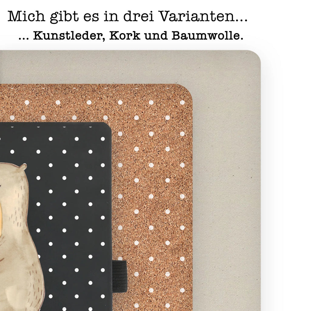 Cotton notebook otter Belly Notizen, Eintragebuch, Tagebuch, Notizblock, Adressbuch, Journal, Kladde, Skizzenbuch, Notizheft, Schreibbuch, Schreibheft, Otter, Fischotter, Seeotter, Otter Seeotter See Otter