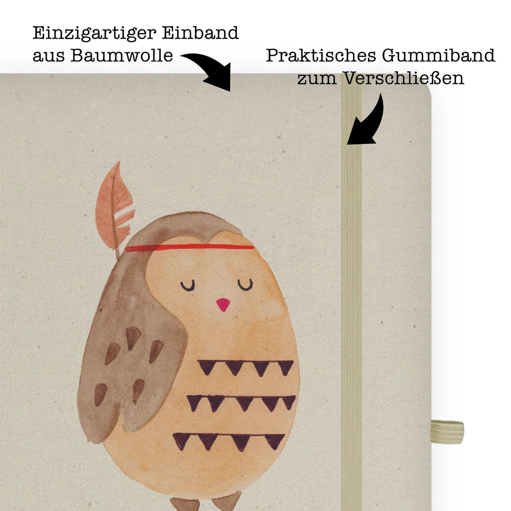 Baumwoll Notizbuch Eule Federschmuck Notizen, Eintragebuch, Tagebuch, Notizblock, Adressbuch, Journal, Kladde, Skizzenbuch, Notizheft, Schreibbuch, Schreibheft, Eule, Eule Deko, Owl, Das Leben ist ein Abenteuer, Reisespruch, Federschmuck, Dekoration