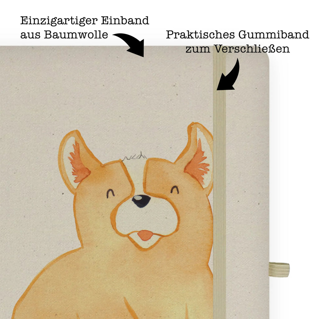 Baumwoll Notizbuch Corgie Notizen, Eintragebuch, Tagebuch, Notizblock, Adressbuch, Journal, Kladde, Skizzenbuch, Notizheft, Schreibbuch, Schreibheft, Hund, Hundemotiv, Haustier, Hunderasse, Tierliebhaber, Hundebesitzer, Sprüche, Corgie, Welsh Corgie Pembroke, britisch, Motivation, Spruch, Hundespruch, Lebensfreude