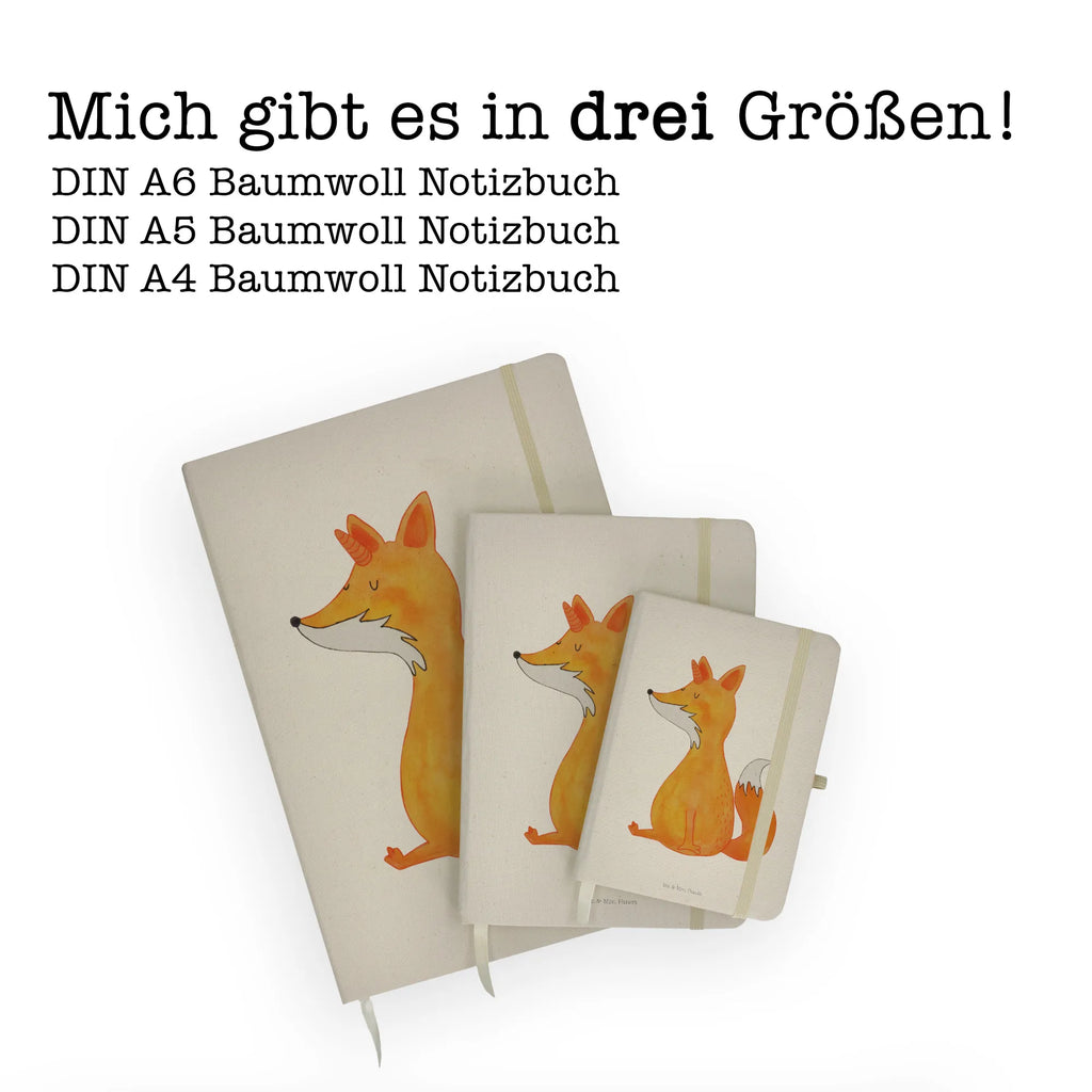 Baumwoll Notizbuch Fuchshörnchen Notizen, Eintragebuch, Tagebuch, Notizblock, Adressbuch, Journal, Kladde, Skizzenbuch, Notizheft, Schreibbuch, Schreibheft, Einhorn, Einhörner, Einhorn Deko, Pegasus, Unicorn, Fuchs, Unicorns, Fuchshörnchen, Fuchshorn, Foxycorn, Füchse