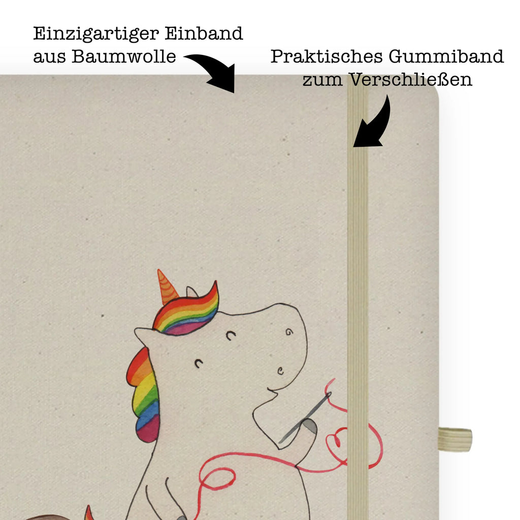 Baumwoll Notizbuch Einhorn Näherin Notizen, Eintragebuch, Tagebuch, Notizblock, Adressbuch, Journal, Kladde, Skizzenbuch, Notizheft, Schreibbuch, Schreibheft, Einhorn, Einhörner, Einhorn Deko, Pegasus, Unicorn, Näherin, nähen, Mädchen, Freundin, Häkeln, Stricken, basteln, Nähzimmer