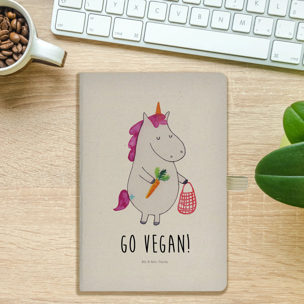 Baumwoll Notizbuch Einhorn Vegan Notizen, Eintragebuch, Tagebuch, Notizblock, Adressbuch, Journal, Kladde, Skizzenbuch, Notizheft, Schreibbuch, Schreibheft, Einhorn, Einhörner, Einhorn Deko, Pegasus, Unicorn, vegan, Gesund leben, Vegetariar, Rohkost, Gesund essen, Veganismus, Veganer