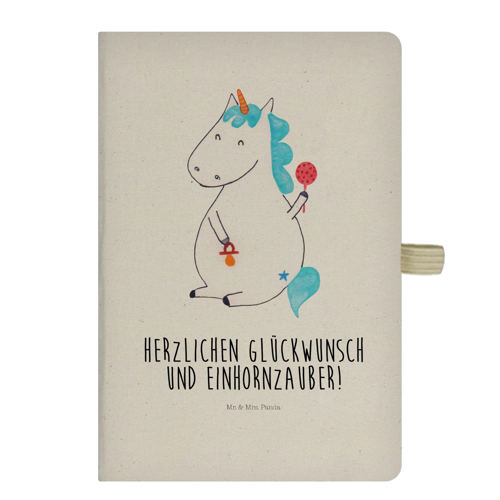 Baumwoll Notizbuch Einhorn Baby Notizen, Eintragebuch, Tagebuch, Notizblock, Adressbuch, Journal, Kladde, Skizzenbuch, Notizheft, Schreibbuch, Schreibheft, Einhorn, Einhörner, Einhorn Deko, Unicorn, Mutter, Geburt, Geburtstag, erstes Kind, Baby, Babyglück, Nachwuchs, Eltern, Party, Kind, Schnuller