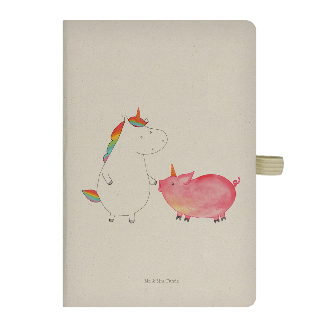 Baumwoll Notizbuch Einhorn Schwein Notizen, Eintragebuch, Tagebuch, Notizblock, Adressbuch, Journal, Kladde, Skizzenbuch, Notizheft, Schreibbuch, Schreibheft, Einhorn, Einhörner, Einhorn Deko, Unicorn, Freundschaft, Schweinhorn, Schwein, Freundin, Schweinchen