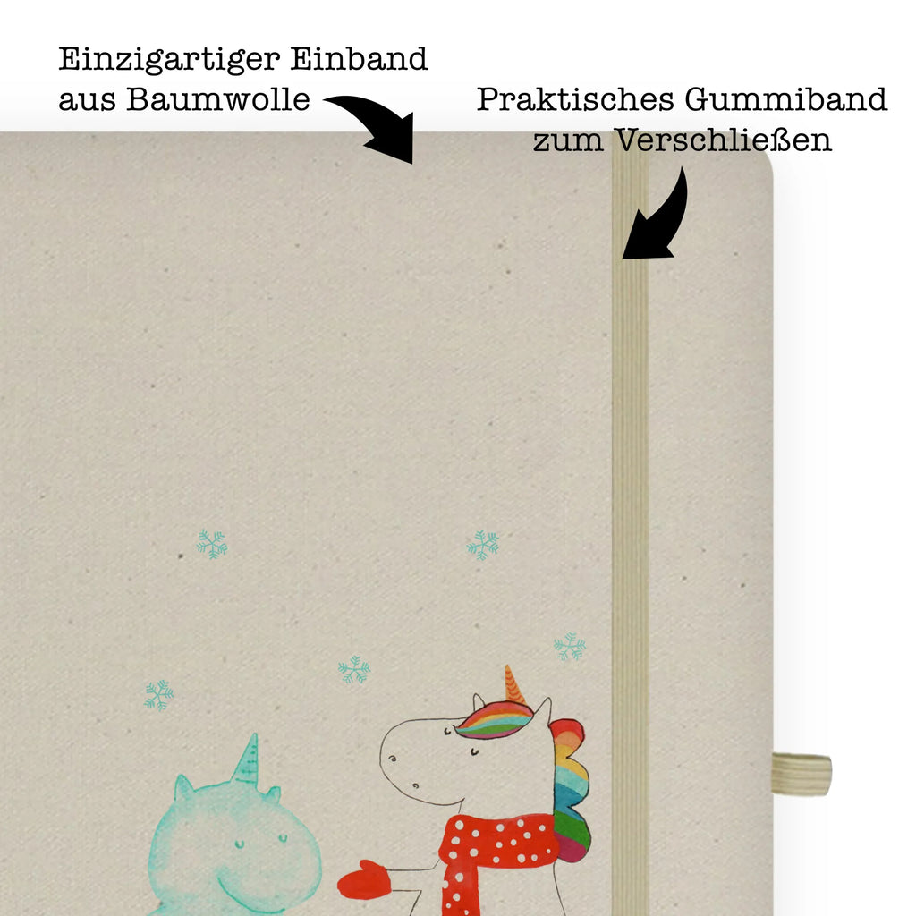 Baumwoll Notizbuch Einhorn Schneemann Notizen, Eintragebuch, Tagebuch, Notizblock, Adressbuch, Journal, Kladde, Skizzenbuch, Notizheft, Schreibbuch, Schreibheft, Einhorn, Einhörner, Einhorn Deko, Pegasus, Unicorn, Schneemann, Winter, Schnee, Kuchen, Weihnachten, kalt, Mütze, Handschuhe, X-Mas