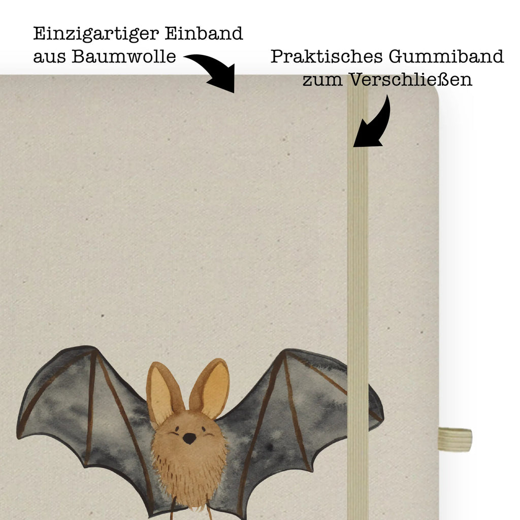 Baumwoll Notizbuch Fledermaus Flügel Notizen, Eintragebuch, Tagebuch, Notizblock, Adressbuch, Journal, Kladde, Skizzenbuch, Notizheft, Schreibbuch, Schreibheft, Tiermotive, Gute Laune, lustige Sprüche, Tiere