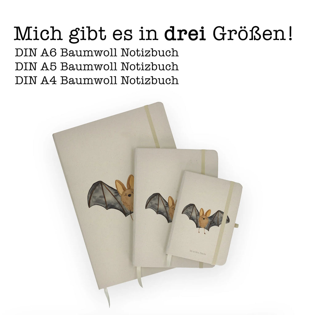 Baumwoll Notizbuch Fledermaus Flügel Notizen, Eintragebuch, Tagebuch, Notizblock, Adressbuch, Journal, Kladde, Skizzenbuch, Notizheft, Schreibbuch, Schreibheft, Tiermotive, Gute Laune, lustige Sprüche, Tiere