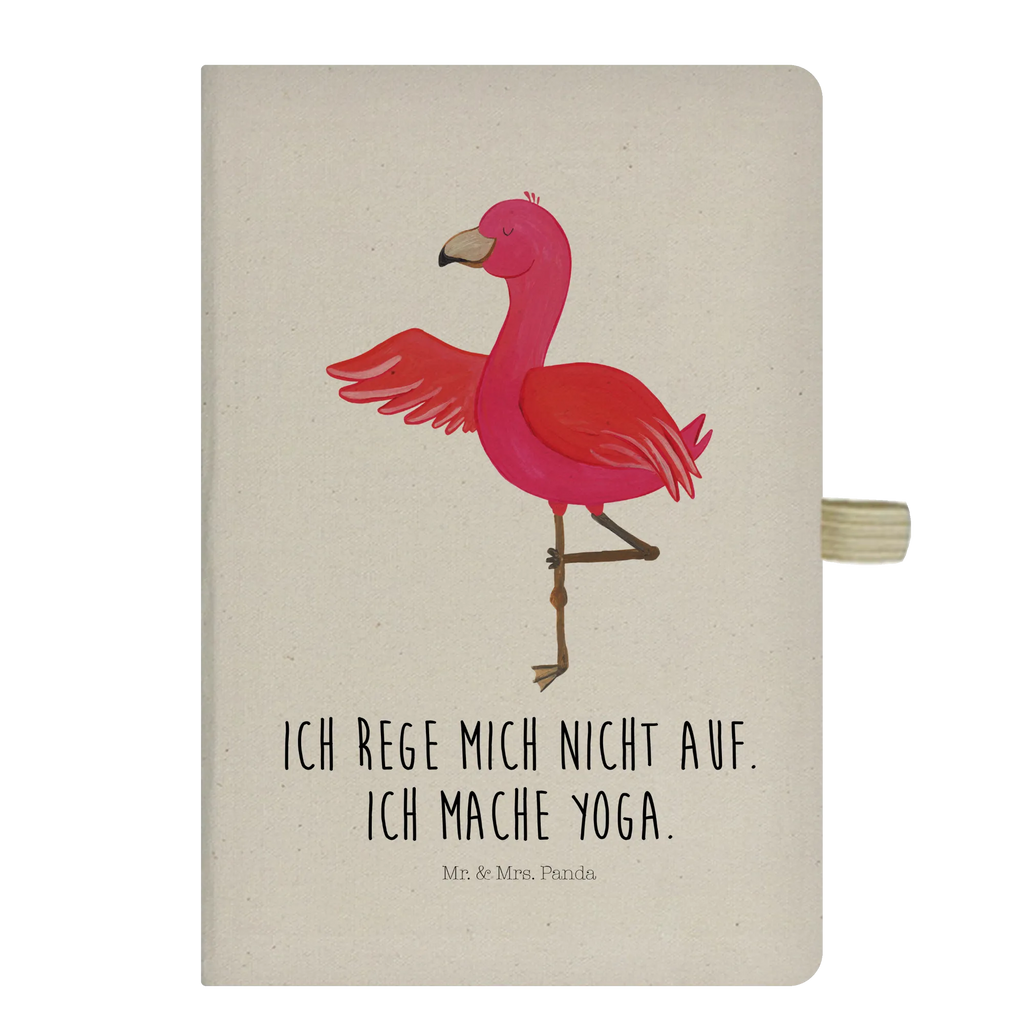 Baumwoll Notizbuch Flamingo Yoga Notizen, Eintragebuch, Tagebuch, Notizblock, Adressbuch, Journal, Kladde, Skizzenbuch, Notizheft, Schreibbuch, Schreibheft, Flamingo, Vogel, Yoga, Namaste, Achtsamkeit, Yoga-Übung, Entspannung, Ärger, Aufregen, Tiefenentspannung