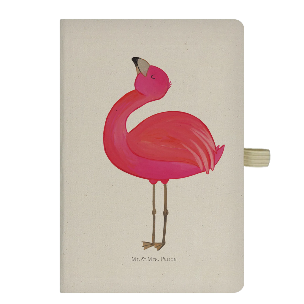 Baumwoll Notizbuch Flamingo stolz Notizen, Eintragebuch, Tagebuch, Notizblock, Adressbuch, Journal, Kladde, Skizzenbuch, Notizheft, Schreibbuch, Schreibheft, Flamingo, stolz, Freude, Selbstliebe, Selbstakzeptanz, Freundin, beste Freundin, Tochter, Mama, Schwester