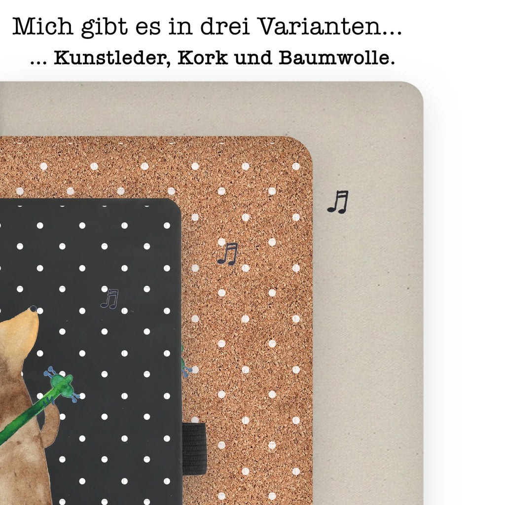 Baumwoll Notizbuch Bär Gitarre Notizen, Eintragebuch, Tagebuch, Notizblock, Adressbuch, Journal, Kladde, Skizzenbuch, Notizheft, Schreibbuch, Schreibheft, Bär, Teddy, Teddybär