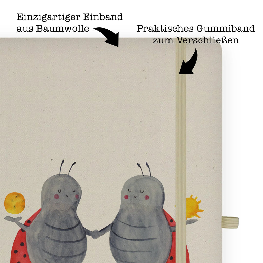 Baumwoll Notizbuch Sternzeichen Zwilling Notizen, Eintragebuch, Tagebuch, Notizblock, Adressbuch, Journal, Kladde, Skizzenbuch, Notizheft, Schreibbuch, Schreibheft, Tierkreiszeichen, Sternzeichen, Horoskop, Astrologie, Aszendent, Zwillinge, Zwilling Geschenk, Zwilling Sternzeichen, Geburtstag Mai, Geschenk Mai, Geschenk Juni, Marienkäfer, Glückskäfer, Zwillingsbruder, Zwillingsschwester