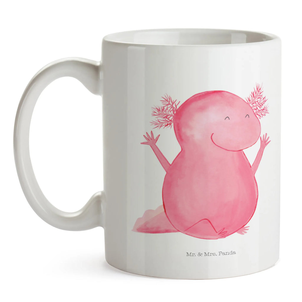 Tasse Axolotl Hurra Tasse, Kaffeetasse, Teetasse, Becher, Kaffeebecher, Teebecher, Keramiktasse, Porzellantasse, Büro Tasse, Geschenk Tasse, Tasse Sprüche, Tasse Motive, Kaffeetassen, Tasse bedrucken, Designer Tasse, Cappuccino Tassen, Schöne Teetassen, Axolotl, Molch, Axolot, Schwanzlurch, Lurch, Lurche, fröhlich, Spaß, Freude, Motivation, Zufriedenheit