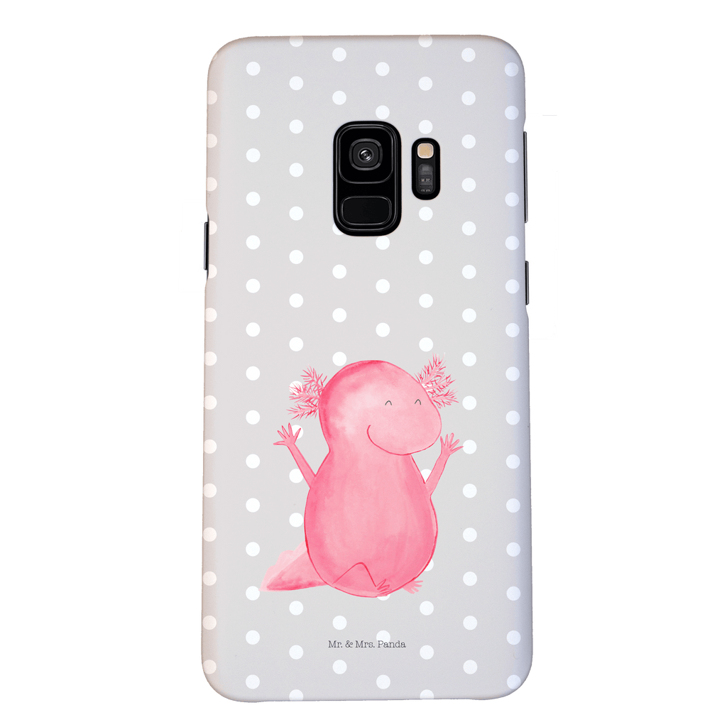 Handyhülle Axolotl Hurra Handyhülle, Handycover, Cover, Handy, Hülle, Iphone 10, Iphone X, Axolotl, Molch, Axolot, Schwanzlurch, Lurch, Lurche, fröhlich, Spaß, Freude, Motivation, Zufriedenheit