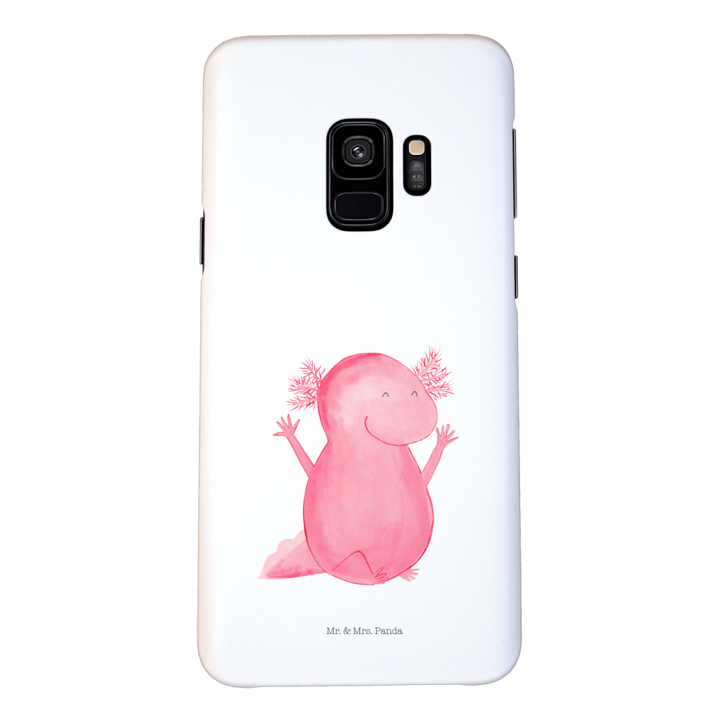 Handyhülle Axolotl Hurra Handyhülle, Handycover, Cover, Handy, Hülle, Iphone 10, Iphone X, Axolotl, Molch, Axolot, Schwanzlurch, Lurch, Lurche, fröhlich, Spaß, Freude, Motivation, Zufriedenheit