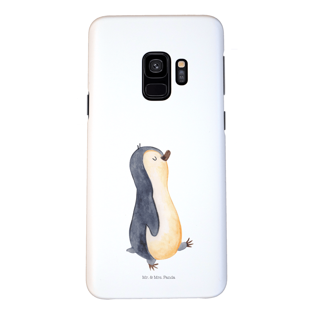 Handyhülle Pinguin marschieren Samsung Galaxy S9, Handyhülle, Smartphone Hülle, Handy Case, Handycover, Hülle, Pinguin, Pinguine, Frühaufsteher, Langschläfer, Bruder, Schwester, Familie