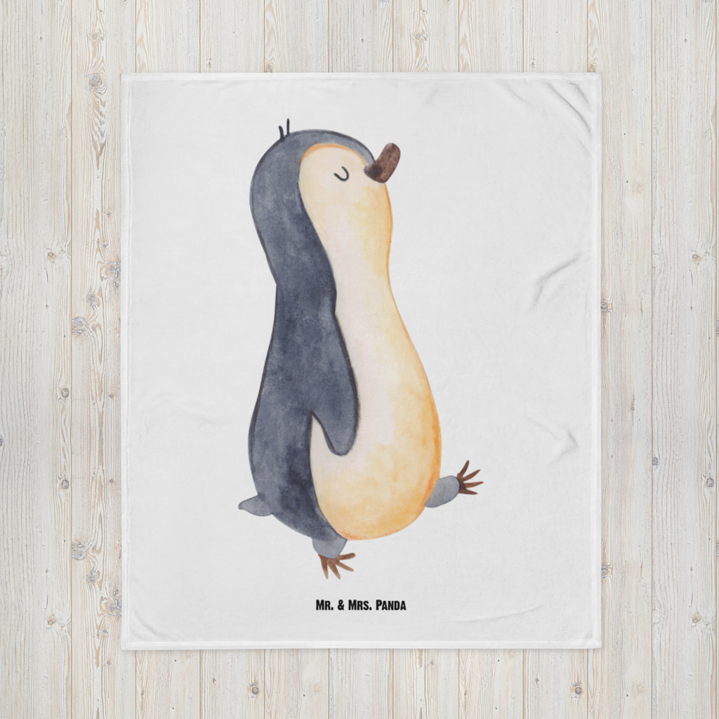 Babydecke Pinguin marschierend Babydecke, Babygeschenk, Geschenk Geburt, Babyecke Kuscheldecke, Krabbeldecke, Pinguin, Pinguine, Frühaufsteher, Langschläfer, Bruder, Schwester, Familie