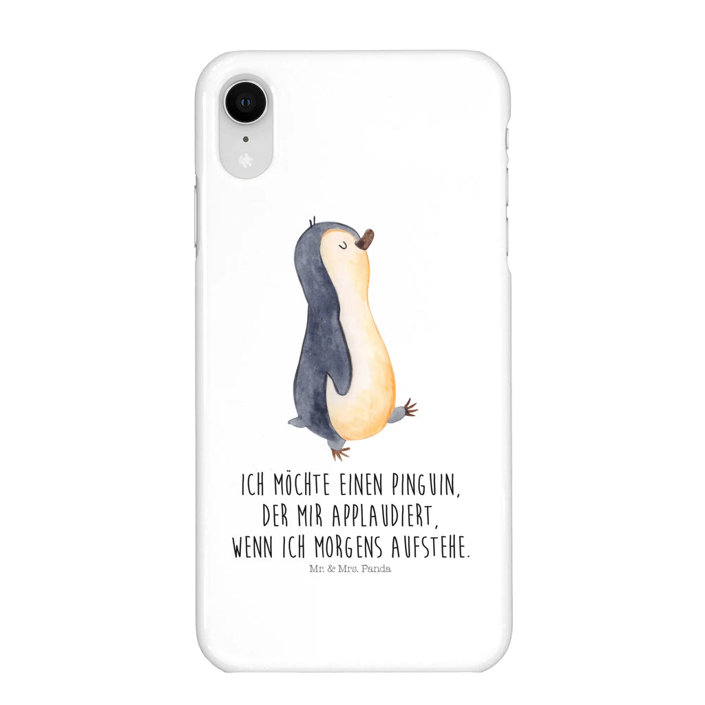 Handyhülle Pinguin marschieren Handyhülle, Handycover, Cover, Handy, Hülle, Iphone 10, Iphone X, Pinguin, Pinguine, Frühaufsteher, Langschläfer, Bruder, Schwester, Familie