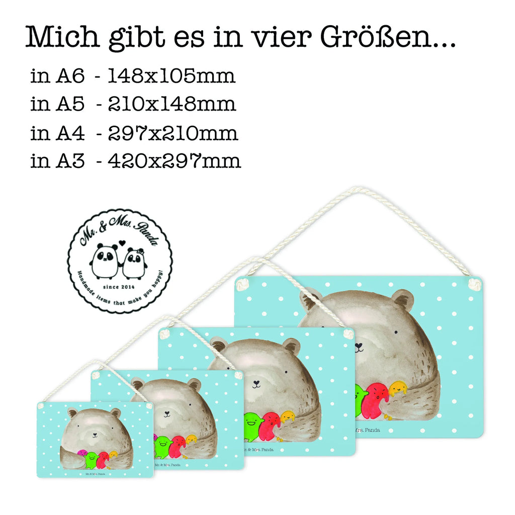 Deko Schild Bär Gefühl Dekoschild, Deko Schild, Schild, Tür Schild, Türschild, Holzschild, Wandschild, Wanddeko, Bär, Teddy, Teddybär, Wahnsinn, Verrückt, Durchgedreht