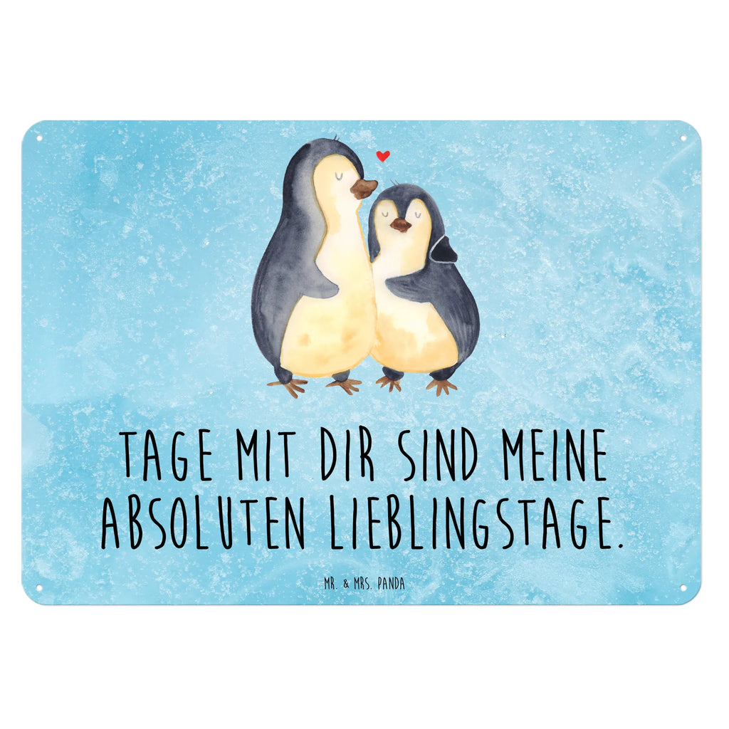 Blechschild Pinguin umarmend Blechschild, Metallschild, Geschenk Schild, Schild, Magnet-Metall-Schild, Deko Schild, Wandschild, Wand-Dekoration, Türschild, Pinguin, Liebe, Liebespaar, Liebesbeweis, Liebesgeschenk, Verlobung, Jahrestag, Hochzeitstag, Hochzeit, Hochzeitsgeschenk