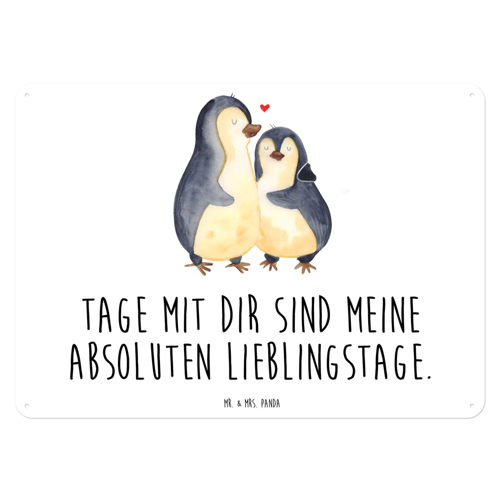 Blechschild Pinguin umarmend Blechschild, Metallschild, Geschenk Schild, Schild, Magnet-Metall-Schild, Deko Schild, Wandschild, Wand-Dekoration, Türschild, Pinguin, Liebe, Liebespaar, Liebesbeweis, Liebesgeschenk, Verlobung, Jahrestag, Hochzeitstag, Hochzeit, Hochzeitsgeschenk