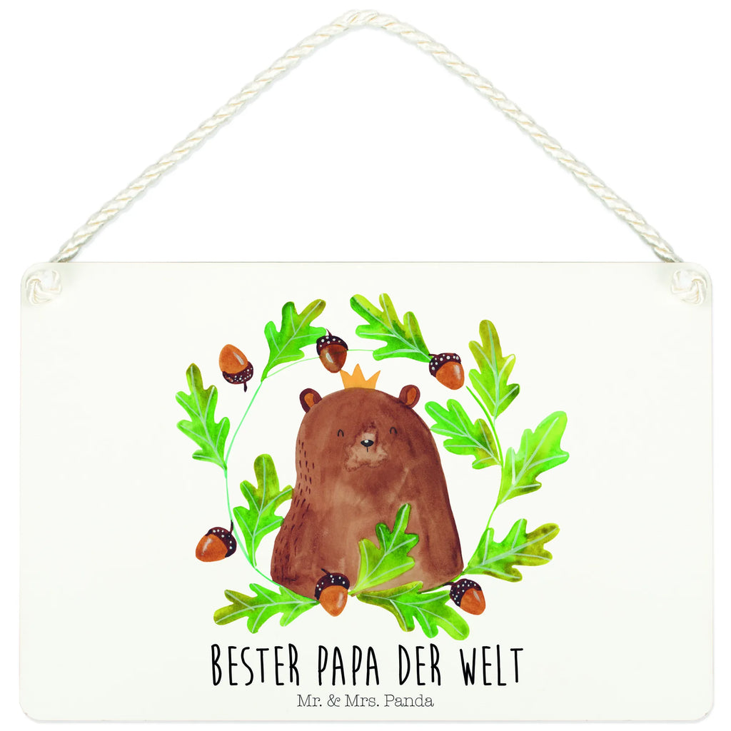 Deko Schild Bär König Dekoschild, Deko Schild, Schild, Tür Schild, Türschild, Holzschild, Wandschild, Wanddeko, Bär, Teddy, Teddybär, Papa, Papa Bär, bester Vater, bester Papa, weltbester Papa, Vatertag, Vater, Dad, Daddy, Papi