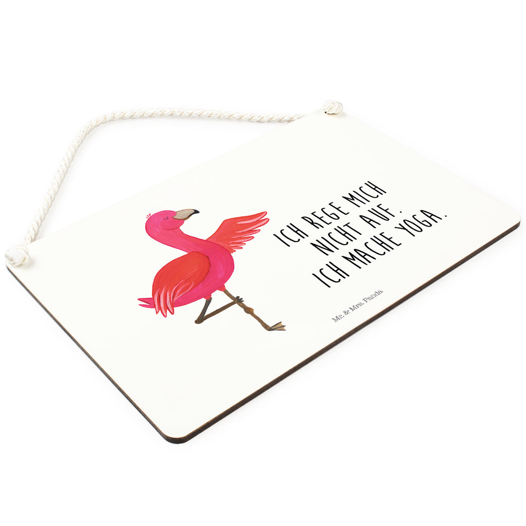 Deko Schild Flamingo Yoga Dekoschild, Deko Schild, Schild, Tür Schild, Türschild, Holzschild, Wandschild, Wanddeko, Flamingo, Vogel, Yoga, Namaste, Achtsamkeit, Yoga-Übung, Entspannung, Ärger, Aufregen, Tiefenentspannung