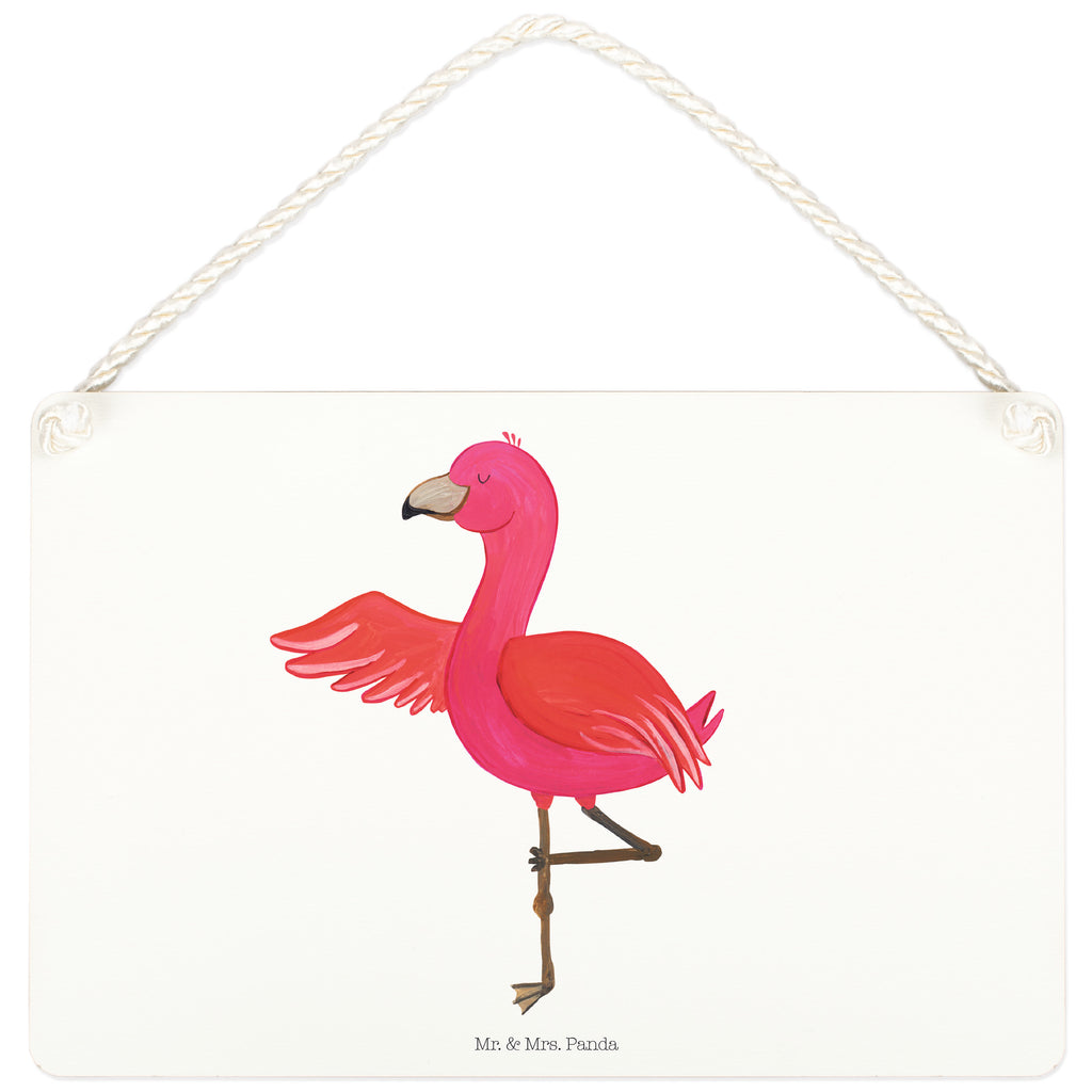 Deko Schild Flamingo Yoga Dekoschild, Deko Schild, Schild, Tür Schild, Türschild, Holzschild, Wandschild, Wanddeko, Flamingo, Vogel, Yoga, Namaste, Achtsamkeit, Yoga-Übung, Entspannung, Ärger, Aufregen, Tiefenentspannung