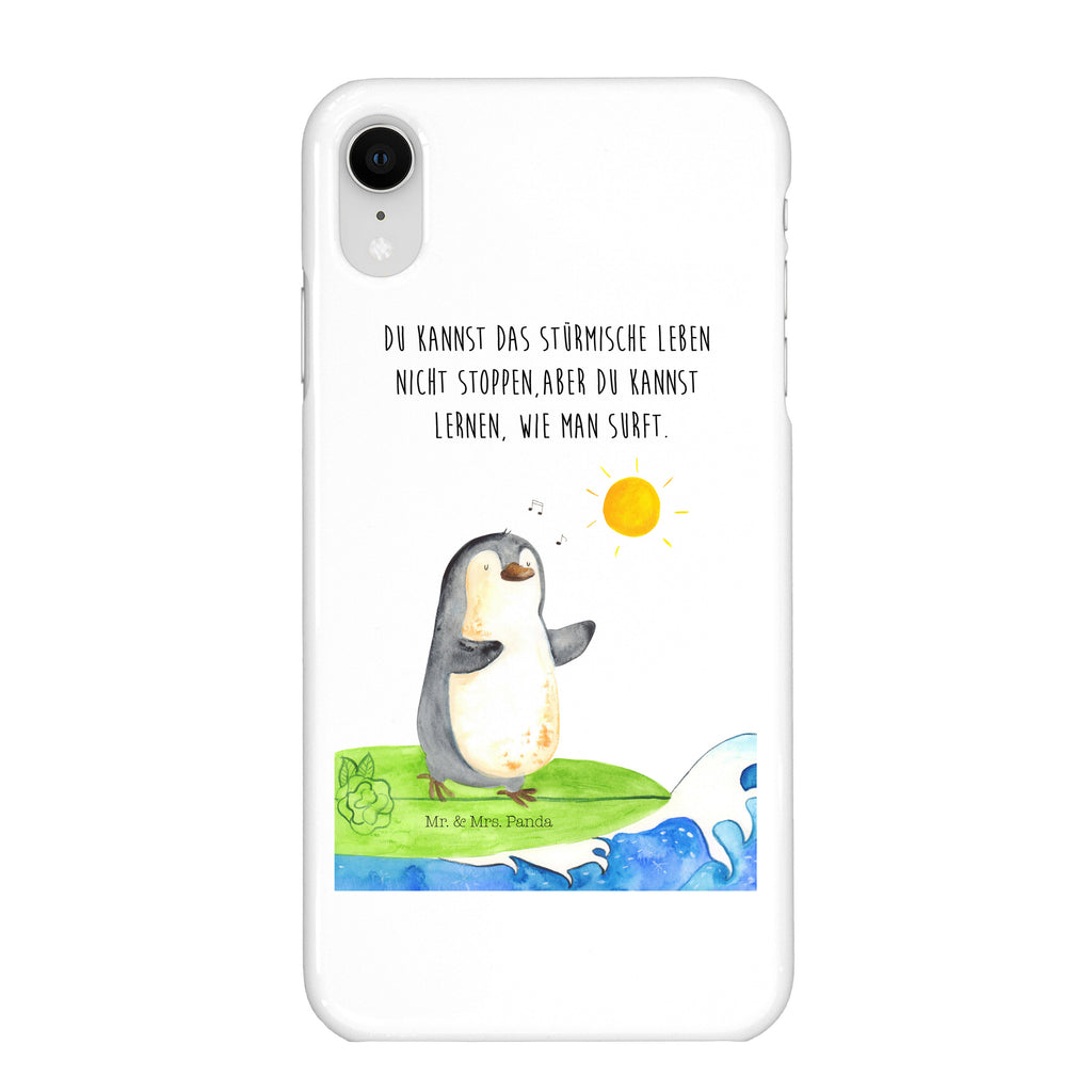 Handyhülle Pinguin Surfer Handyhülle, Handycover, Cover, Handy, Hülle, Iphone 10, Iphone X, Pinguin, Pinguine, surfen, Surfer, Hawaii, Urlaub, Wellen, Wellen reiten, Portugal