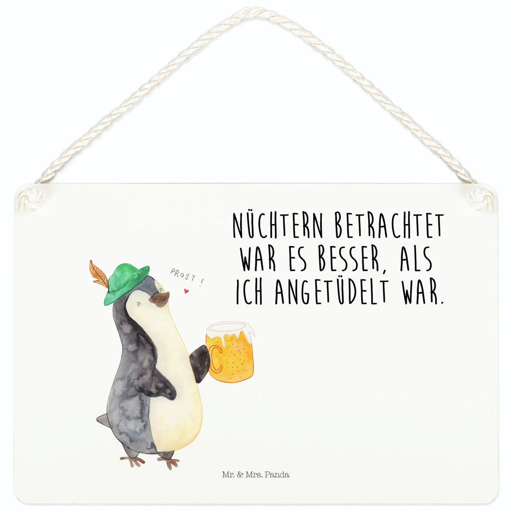 Deko Schild Pinguin Bier Dekoschild, Deko Schild, Schild, Tür Schild, Türschild, Holzschild, Wandschild, Wanddeko, Pinguin, Pinguine, Bier, Oktoberfest