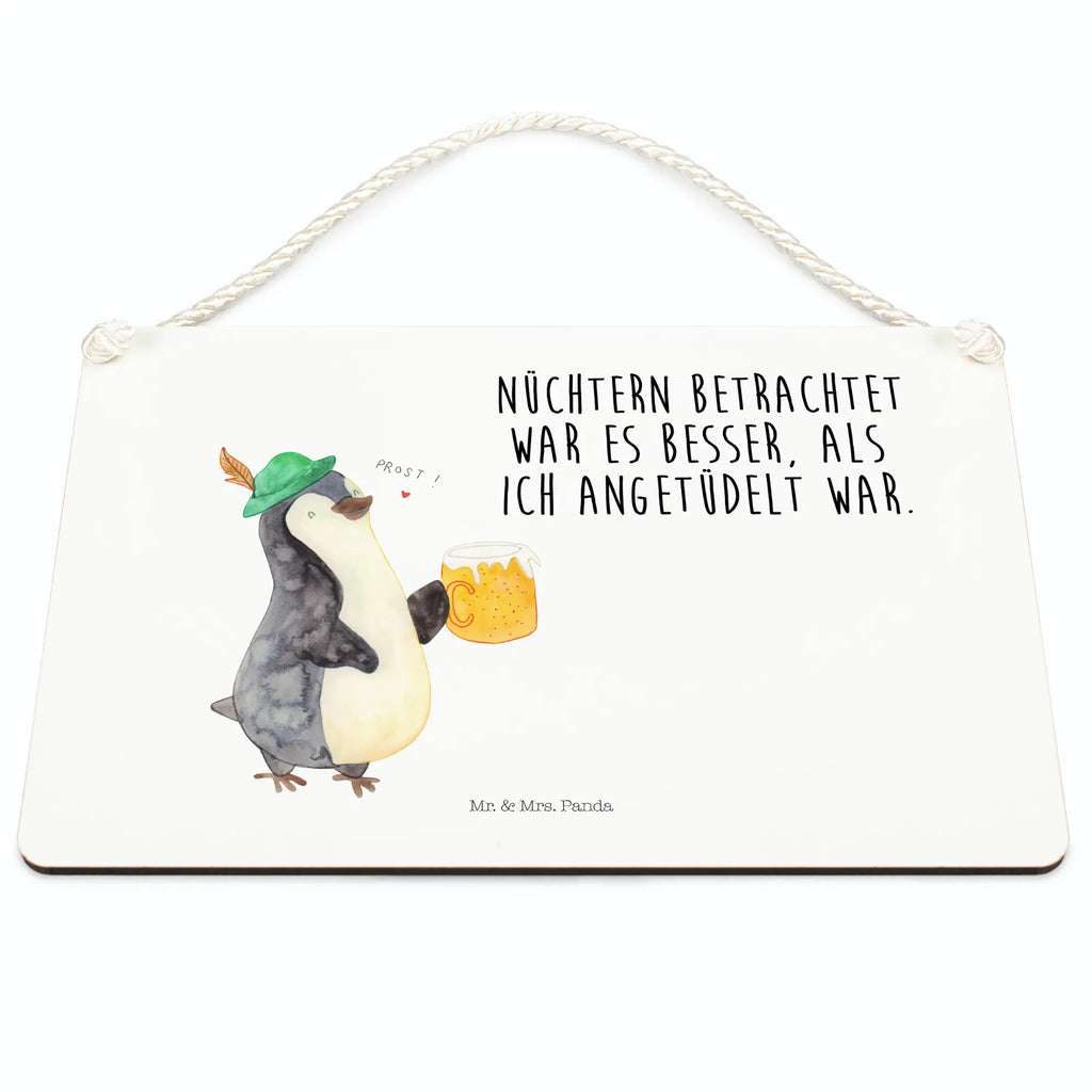 Deko Schild Pinguin Bier Dekoschild, Deko Schild, Schild, Tür Schild, Türschild, Holzschild, Wandschild, Wanddeko, Pinguin, Pinguine, Bier, Oktoberfest