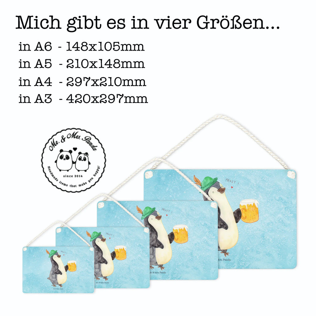 Deko Schild Pinguin Bier Dekoschild, Deko Schild, Schild, Tür Schild, Türschild, Holzschild, Wandschild, Wanddeko, Pinguin, Pinguine, Bier, Oktoberfest