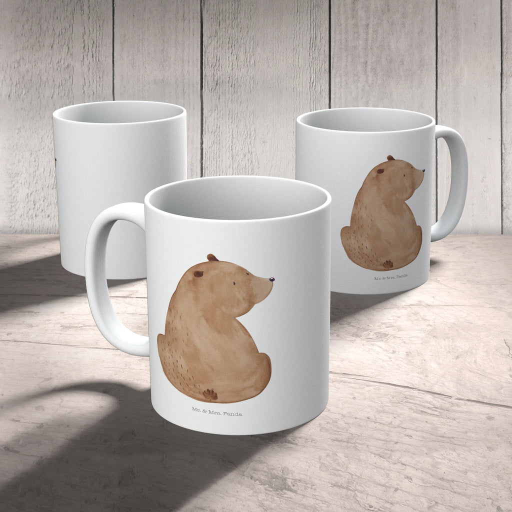 Tasse Bär Schulterblick Tasse, Kaffeetasse, Teetasse, Becher, Kaffeebecher, Teebecher, Keramiktasse, Porzellantasse, Büro Tasse, Geschenk Tasse, Tasse Sprüche, Tasse Motive, Kaffeetassen, Tasse bedrucken, Designer Tasse, Cappuccino Tassen, Schöne Teetassen, Bär, Teddy, Teddybär, Selbstachtung, Weltansicht, Motivation, Bären, Bärenliebe, Weisheit