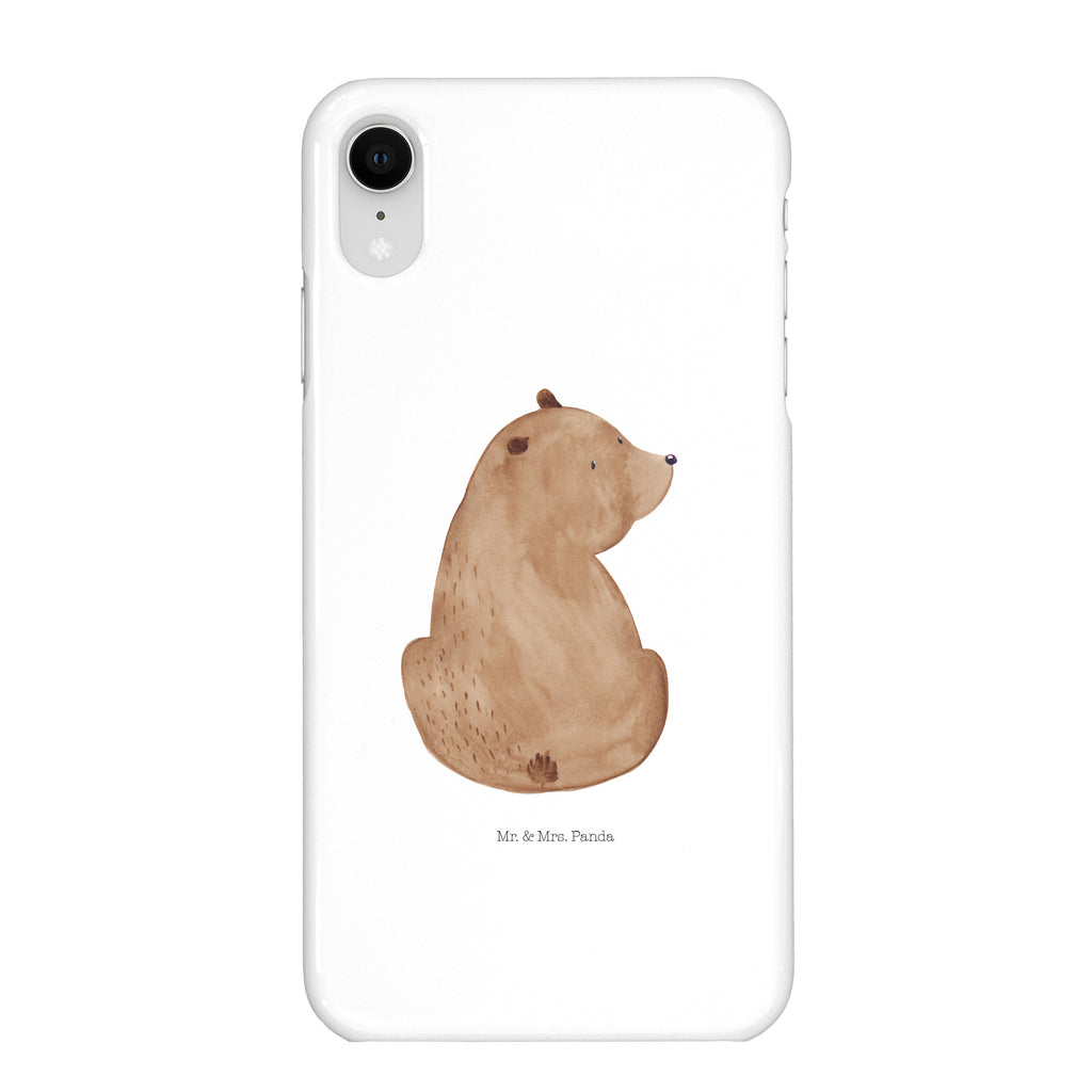 Handyhülle Bär Schulterblick Handyhülle, Handycover, Cover, Handy, Hülle, Iphone 10, Iphone X, Bär, Teddy, Teddybär, Selbstachtung, Weltansicht, Motivation, Bären, Bärenliebe, Weisheit