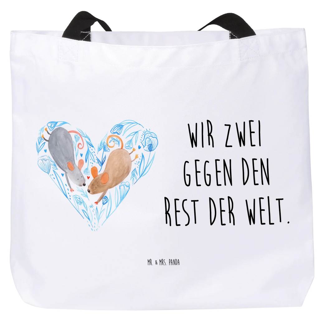 Shopper Mäuse Herz Beutel, Einkaufstasche, Tasche, Strandtasche, Einkaufsbeutel, Shopper, Schultasche, Freizeittasche, Tragebeutel, Schulbeutel, Alltagstasche, Liebe, Partner, Freund, Freundin, Ehemann, Ehefrau, Heiraten, Verlobung, Heiratsantrag, Liebesgeschenk, Jahrestag, Hocheitstag, Maus, Mäuse, Liebesbotschaft, Liebesbeweis, Hochzeit, Lieblingsmensch, Gemeinsamkeit, Love, Geschenk für zwei