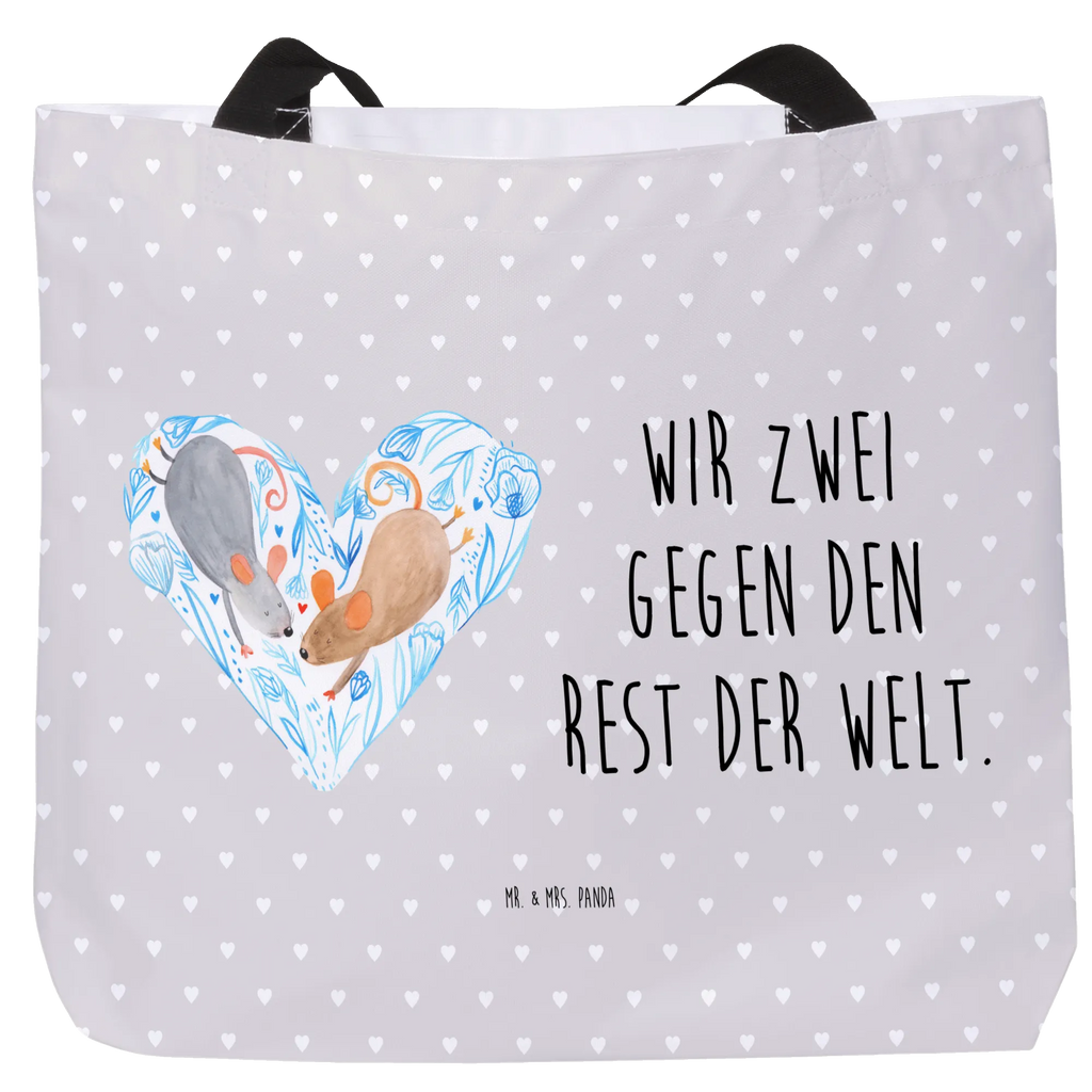 Shopper Mäuse Herz Beutel, Einkaufstasche, Tasche, Strandtasche, Einkaufsbeutel, Shopper, Schultasche, Freizeittasche, Tragebeutel, Schulbeutel, Alltagstasche, Liebe, Partner, Freund, Freundin, Ehemann, Ehefrau, Heiraten, Verlobung, Heiratsantrag, Liebesgeschenk, Jahrestag, Hocheitstag, Maus, Mäuse, Liebesbotschaft, Liebesbeweis, Hochzeit, Lieblingsmensch, Gemeinsamkeit, Love, Geschenk für zwei