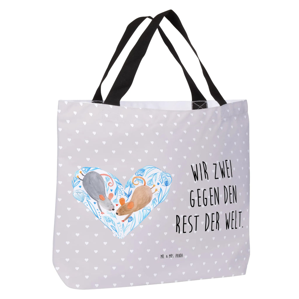 Shopper Mäuse Herz Beutel, Einkaufstasche, Tasche, Strandtasche, Einkaufsbeutel, Shopper, Schultasche, Freizeittasche, Tragebeutel, Schulbeutel, Alltagstasche, Liebe, Partner, Freund, Freundin, Ehemann, Ehefrau, Heiraten, Verlobung, Heiratsantrag, Liebesgeschenk, Jahrestag, Hocheitstag, Maus, Mäuse, Liebesbotschaft, Liebesbeweis, Hochzeit, Lieblingsmensch, Gemeinsamkeit, Love, Geschenk für zwei