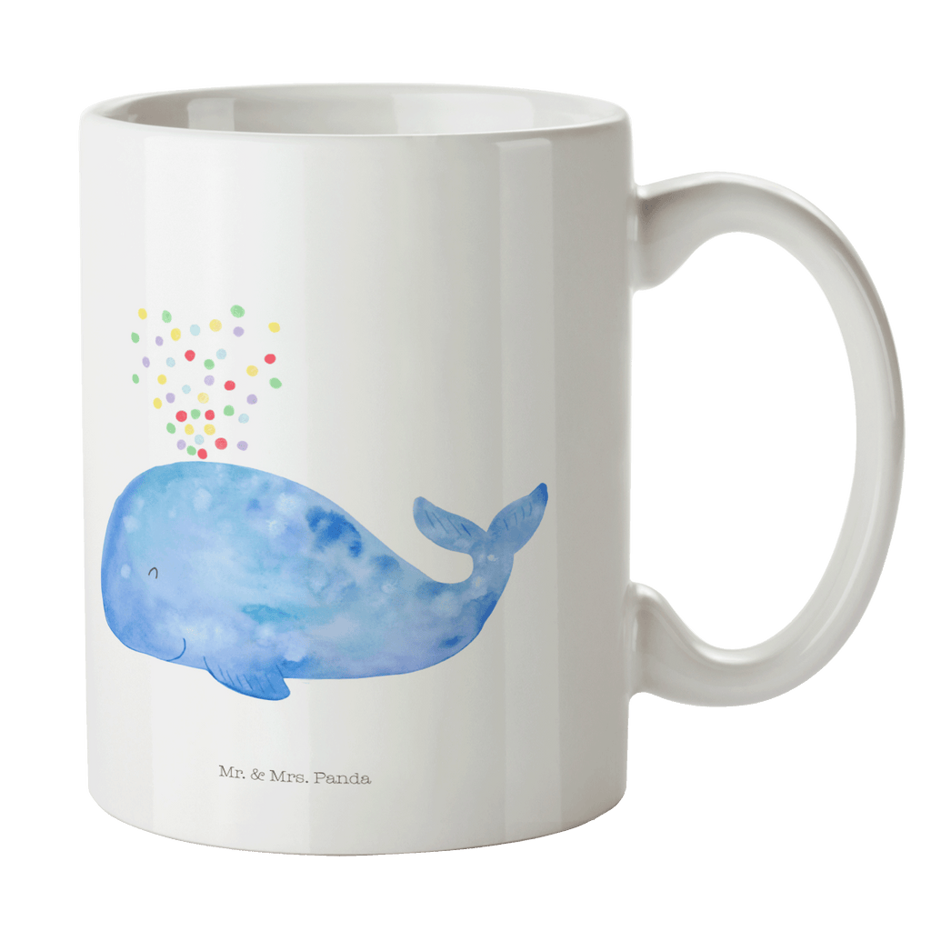 Tasse Wal Konfetti Tasse, Kaffeetasse, Teetasse, Becher, Kaffeebecher, Teebecher, Keramiktasse, Porzellantasse, Büro Tasse, Geschenk Tasse, Tasse Sprüche, Tasse Motive, Kaffeetassen, Tasse bedrucken, Designer Tasse, Cappuccino Tassen, Schöne Teetassen, Meerestiere, Meer, Urlaub, Wal, Konfetti, Wale, Motivation, Neuanfang, Trennung, Diät, Abnehmen, Neustart, Lebensabschnitt, Geburtstag