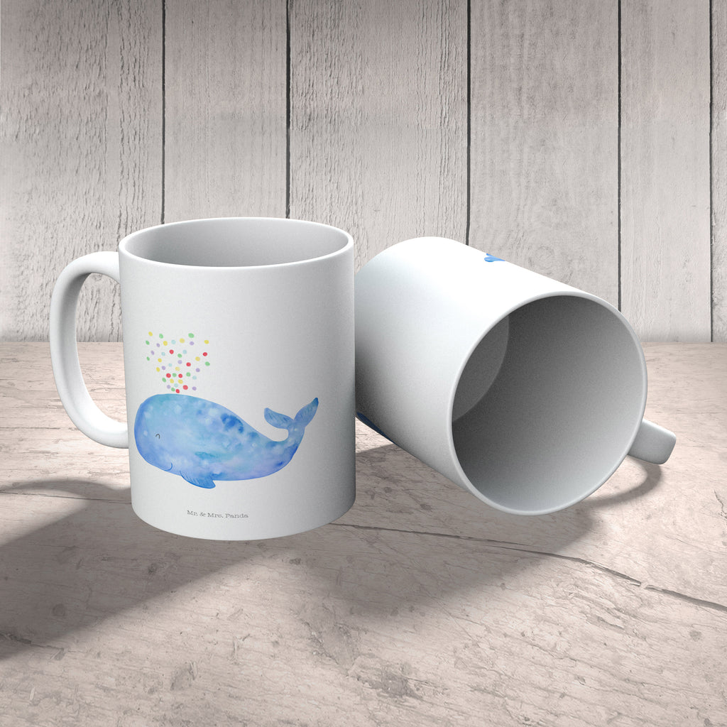 Tasse Wal Konfetti Tasse, Kaffeetasse, Teetasse, Becher, Kaffeebecher, Teebecher, Keramiktasse, Porzellantasse, Büro Tasse, Geschenk Tasse, Tasse Sprüche, Tasse Motive, Kaffeetassen, Tasse bedrucken, Designer Tasse, Cappuccino Tassen, Schöne Teetassen, Meerestiere, Meer, Urlaub, Wal, Konfetti, Wale, Motivation, Neuanfang, Trennung, Diät, Abnehmen, Neustart, Lebensabschnitt, Geburtstag