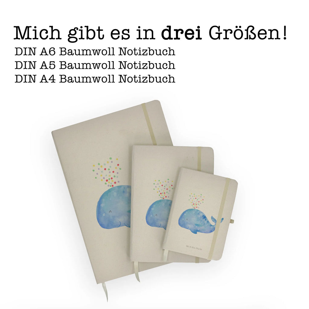 Baumwoll Notizbuch Wal Konfetti Notizen, Eintragebuch, Tagebuch, Notizblock, Adressbuch, Journal, Kladde, Skizzenbuch, Notizheft, Schreibbuch, Schreibheft, Meerestiere, Meer, Urlaub, Wal, Konfetti, Wale, Motivation, Neuanfang, Trennung, Diät, Abnehmen, Neustart, Lebensabschnitt, Geburtstag