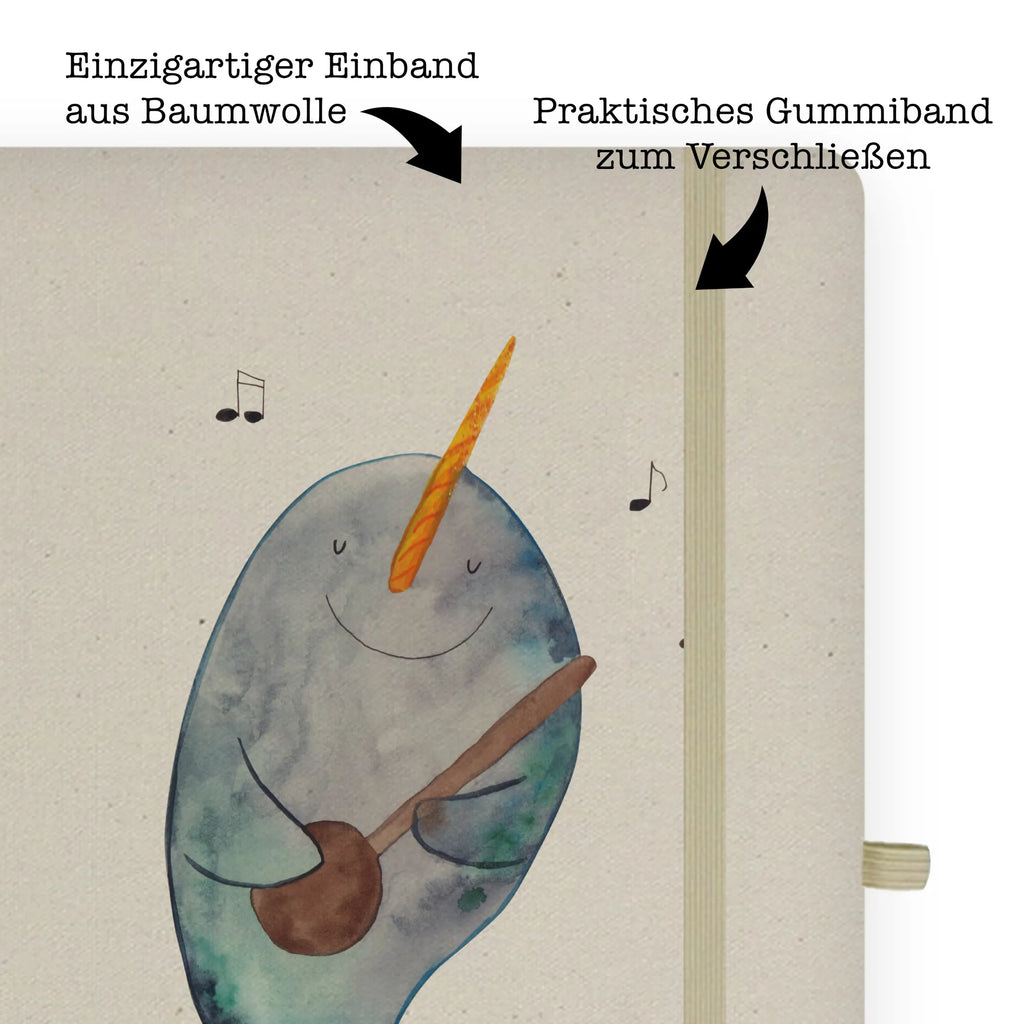 Baumwoll Notizbuch Narwal Gitarre Notizen, Eintragebuch, Tagebuch, Notizblock, Adressbuch, Journal, Kladde, Skizzenbuch, Notizheft, Schreibbuch, Schreibheft, Meerestiere, Meer, Urlaub, Narwal, Wal, Tanzen, Probleme, Problemlösung, Frust, Gespräche, Gitarre