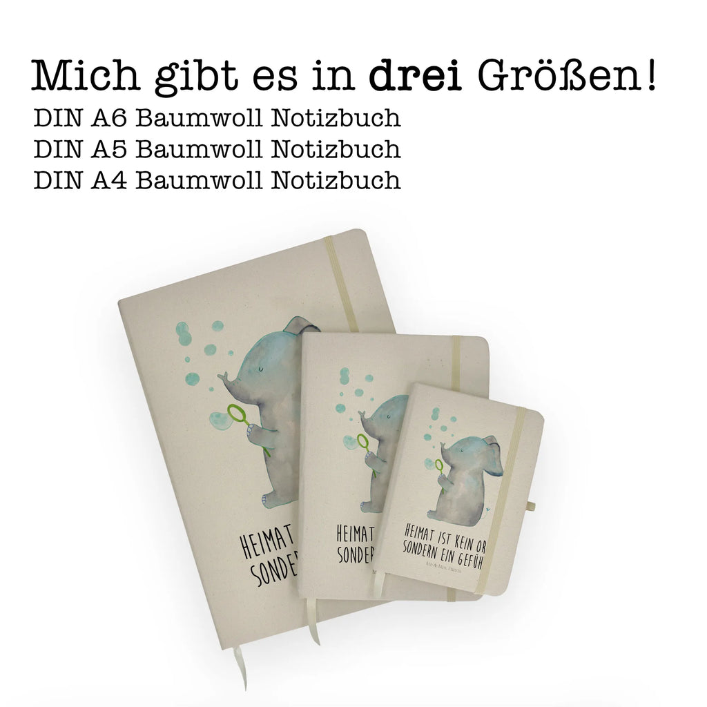 Baumwoll Notizbuch Elefant Seifenblasen Notizen, Eintragebuch, Tagebuch, Notizblock, Adressbuch, Journal, Kladde, Skizzenbuch, Notizheft, Schreibbuch, Schreibheft, Tiermotive, Gute Laune, lustige Sprüche, Tiere, Elefant, Elefanten, Dickhäuter, Rüsseltier, Seifenblasen, Liebe, Heimat, Gefühl. Daheim, Liebesbeweis, Liebesspruch