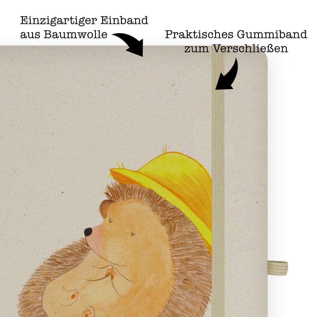 Baumwoll Notizbuch Igel betet Notizen, Eintragebuch, Tagebuch, Notizblock, Adressbuch, Journal, Kladde, Skizzenbuch, Notizheft, Schreibbuch, Schreibheft, Tiermotive, Gute Laune, lustige Sprüche, Tiere, Igel, Igel mit Hut, Sonnenhut, Gott, Amen, beten, Leben, Dankbarkeit, Dankbar sein, dankbar, genießen