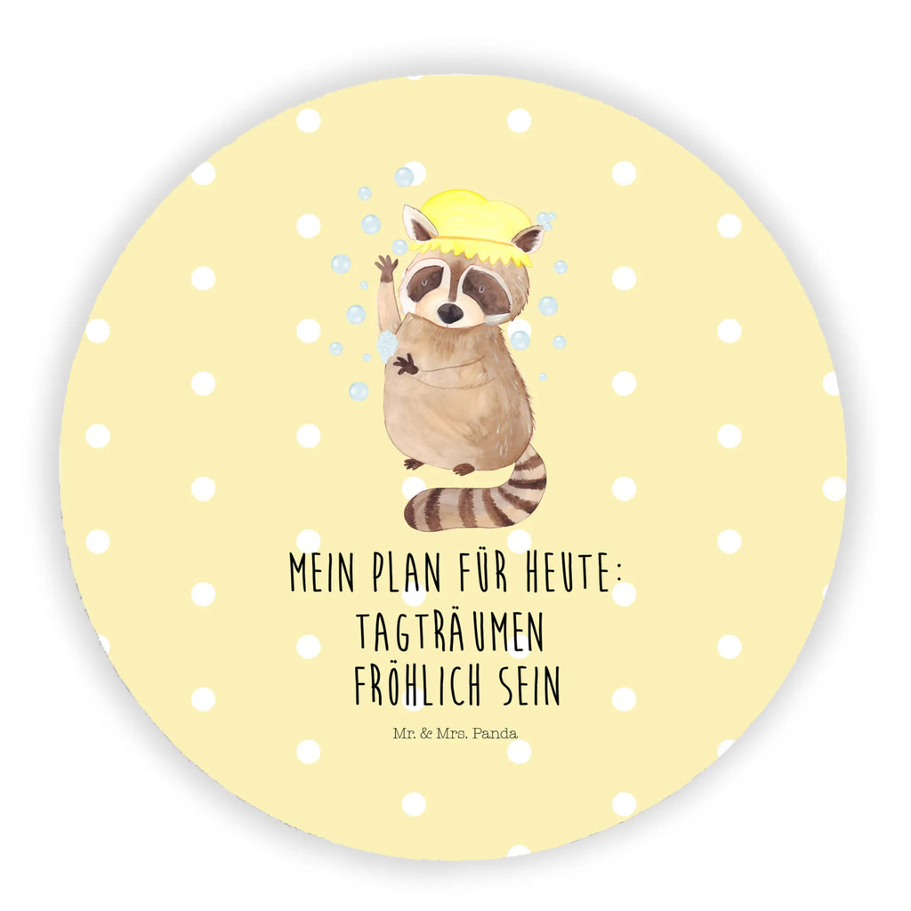 Rund Magnet Waschbär Kühlschrankmagnet, Pinnwandmagnet, Souvenir Magnet, Motivmagnete, Dekomagnet, Whiteboard Magnet, Notiz Magnet, Kühlschrank Dekoration, Tiermotive, Gute Laune, lustige Sprüche, Tiere, Waschbär, Tagträumen, Plan, Fröhlich, waschen, Seifenblasen