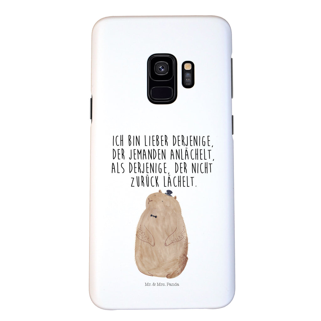 Handyhülle Murmeltier Samsung Galaxy S9, Handyhülle, Smartphone Hülle, Handy Case, Handycover, Hülle, Tiermotive, Gute Laune, lustige Sprüche, Tiere, Murmeltier, Knigge, Fröhlichkeit, Freundlichkeit, Respekt, Anstand