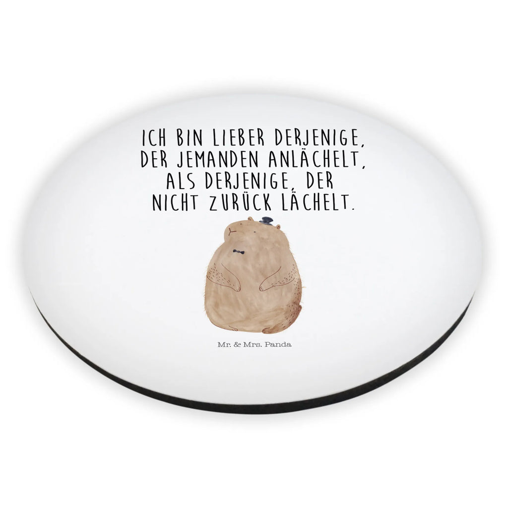 Rund Magnet Murmeltier Kühlschrankmagnet, Pinnwandmagnet, Souvenir Magnet, Motivmagnete, Dekomagnet, Whiteboard Magnet, Notiz Magnet, Kühlschrank Dekoration, Tiermotive, Gute Laune, lustige Sprüche, Tiere, Murmeltier, Knigge, Fröhlichkeit, Freundlichkeit, Respekt, Anstand