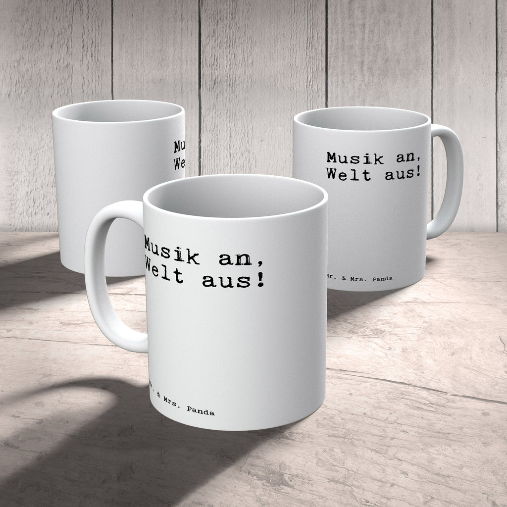 Tasse Sprüche und Zitate Musik an, Welt aus! Tasse, Kaffeetasse, Teetasse, Becher, Kaffeebecher, Teebecher, Keramiktasse, Porzellantasse, Büro Tasse, Geschenk Tasse, Tasse Sprüche, Tasse Motive, Kaffeetassen, Tasse bedrucken, Designer Tasse, Cappuccino Tassen, Schöne Teetassen, Spruch, Sprüche, lustige Sprüche, Weisheiten, Zitate, Spruch Geschenke, Spruch Sprüche Weisheiten Zitate Lustig Weisheit Worte