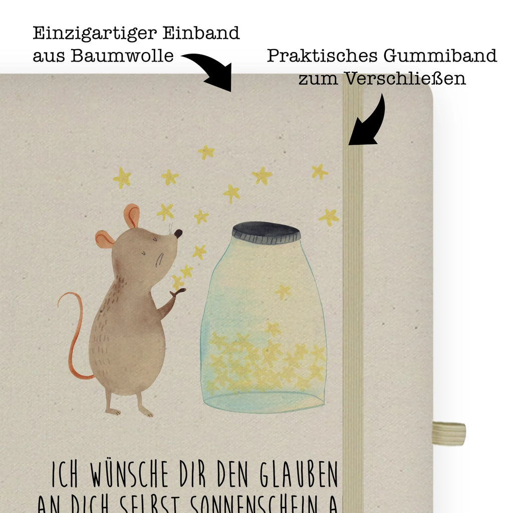 Baumwoll Notizbuch Maus Sterne Notizen, Eintragebuch, Tagebuch, Notizblock, Adressbuch, Journal, Kladde, Skizzenbuch, Notizheft, Schreibbuch, Schreibheft, Tiermotive, Gute Laune, lustige Sprüche, Tiere, Maus, Sterne, Wunsch, Kind, Taufe, Taufgeschenk, Geburt, Schwangerschaft, erstes Kind, Kindergeburtstag, Geburtstag, Hoffnung, Träume