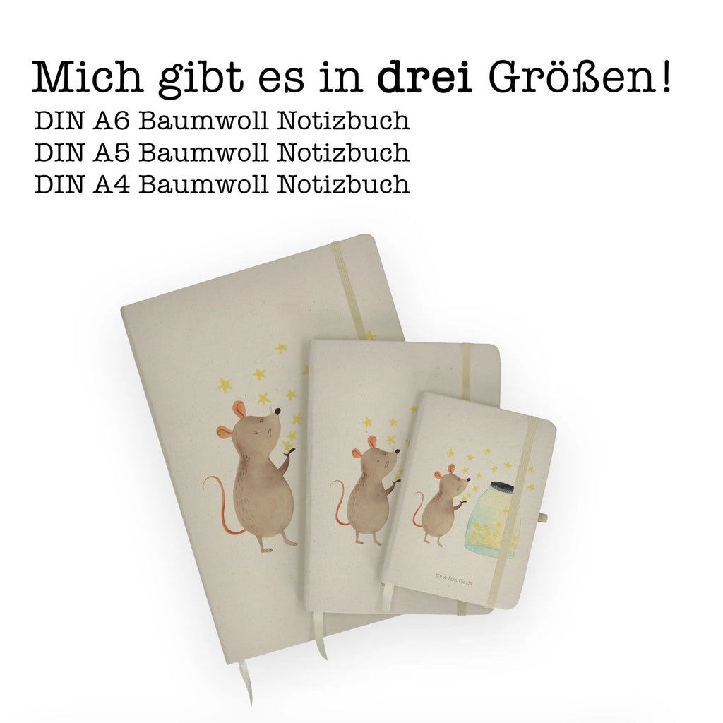 Baumwoll Notizbuch Maus Sterne Notizen, Eintragebuch, Tagebuch, Notizblock, Adressbuch, Journal, Kladde, Skizzenbuch, Notizheft, Schreibbuch, Schreibheft, Tiermotive, Gute Laune, lustige Sprüche, Tiere, Maus, Sterne, Wunsch, Kind, Taufe, Taufgeschenk, Geburt, Schwangerschaft, erstes Kind, Kindergeburtstag, Geburtstag, Hoffnung, Träume