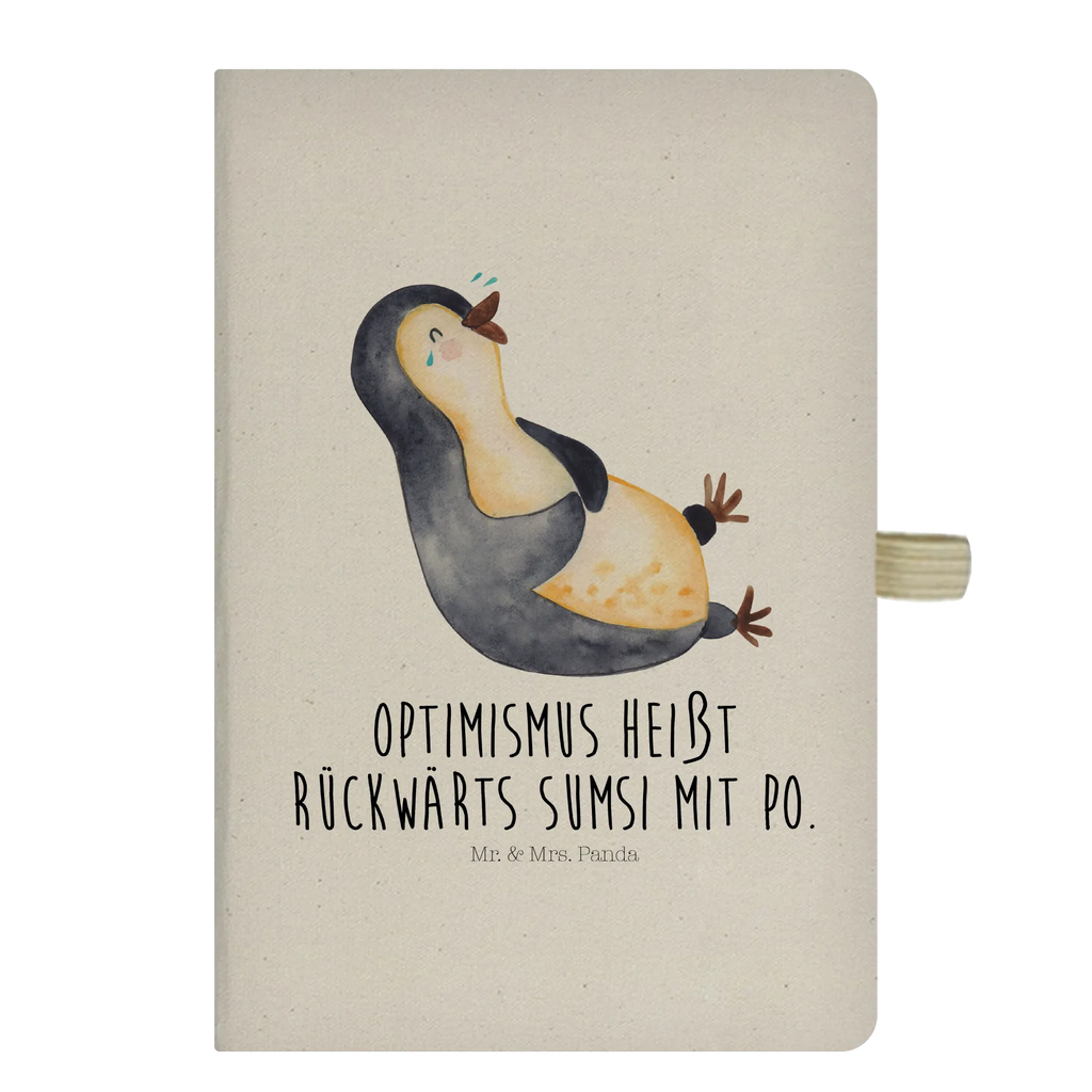 Baumwoll Notizbuch Pinguin Lachen Notizen, Eintragebuch, Tagebuch, Notizblock, Adressbuch, Journal, Kladde, Skizzenbuch, Notizheft, Schreibbuch, Schreibheft, Pinguin, Pinguine, lustiger Spruch, Optimismus, Fröhlich, Lachen, Humor, Fröhlichkeit